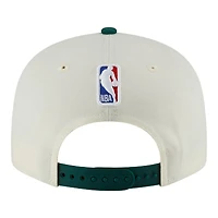 Boston Celtics Cream and Kelly Green 2023-24 City Edition NBA New Era 9FIFTY Snapback Adjustable Hat