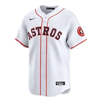 Houston Astros White Home Blank Nike Limited Jersey
