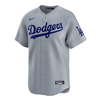 Los Angeles Dodgers Gray Alternate Blank Nike Limited Jersey