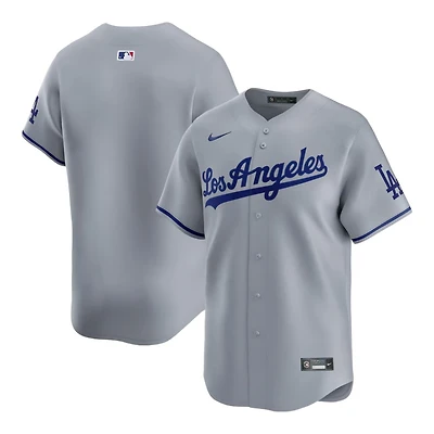 Los Angeles Dodgers Gray Away Blank Nike Limited Jersey