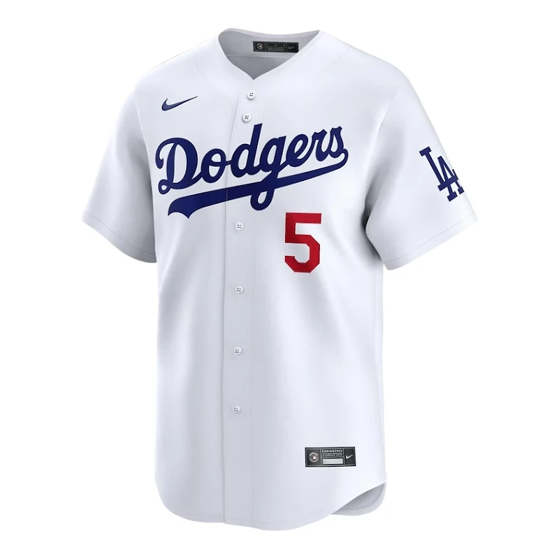 Los Angeles Dodgers Freddie Freeman White Home Nike Limited Player Jersey