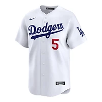 Los Angeles Dodgers Freddie Freeman White Home Nike Limited Player Jersey