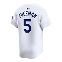 Los Angeles Dodgers Freddie Freeman White Home Nike Limited Player Jersey