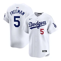 Los Angeles Dodgers Freddie Freeman White Home Nike Limited Player Jersey