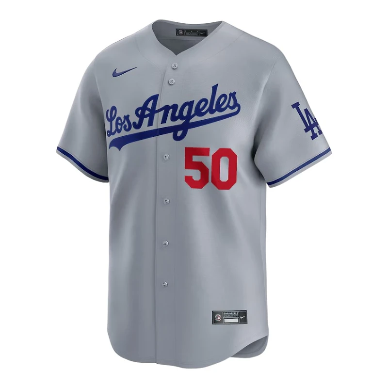 Los Angeles Dodgers Mookie Betts Gray Away Nike Limited Player Jersey