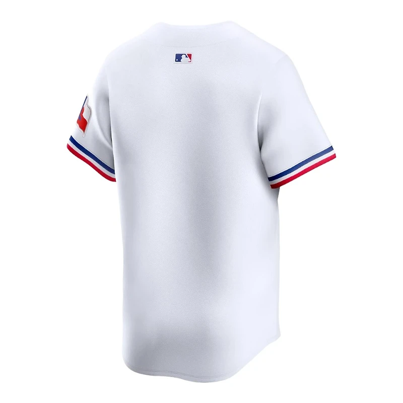 Texas Rangers White Home Blank Nike Limited Jersey