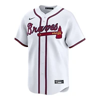 Atlanta Braves White Home Blank Nike Limited Jersey
