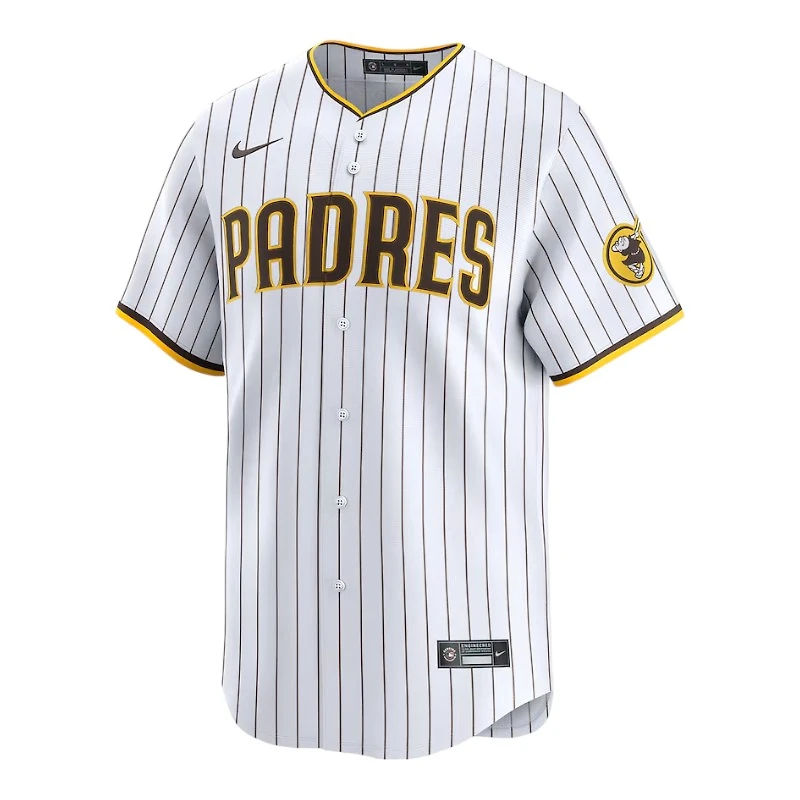 San Diego Padres White Home Blank Nike Limited Jersey