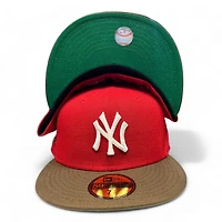 New York Yankees Two Tone Inc Substance Abuse Awareness 1999 WS Patch Green UV Era 59FIFTY Fitted Hat