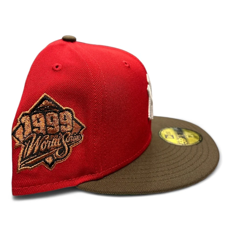 New York Yankees Two Tone Inc Substance Abuse Awareness 1999 WS Patch Green UV Era 59FIFTY Fitted Hat