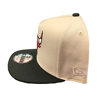 Chicago Bulls Tan Black Two Tone New Era 9FIFTY A-Frame Snapback Hat