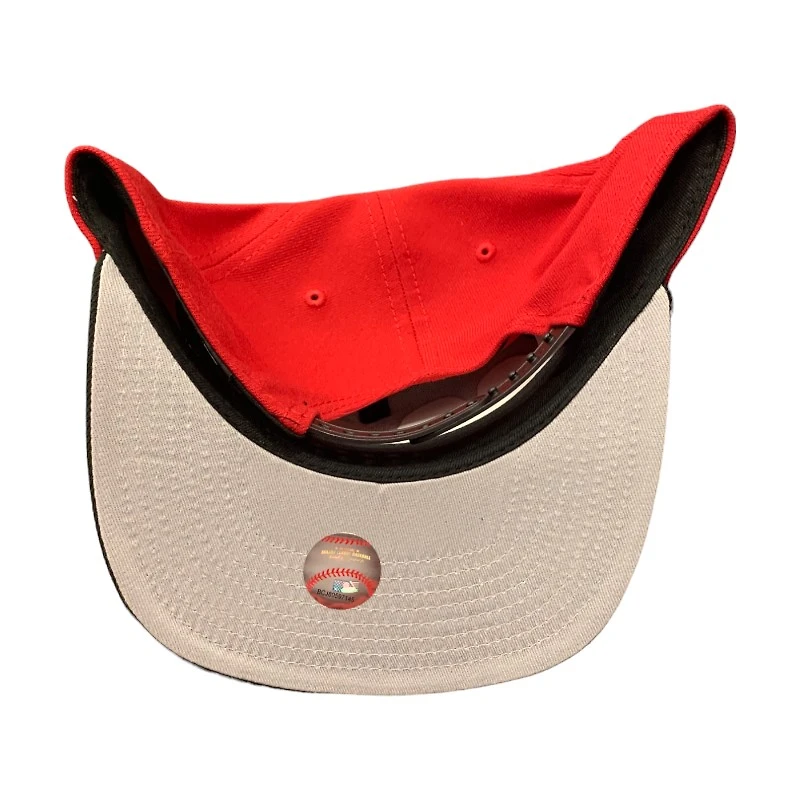 Cincinnati Reds Red Black Two Tone World Champion Anniversaries Patch Gray UV New Era 9FIFTY A-Frame Snapback Hat