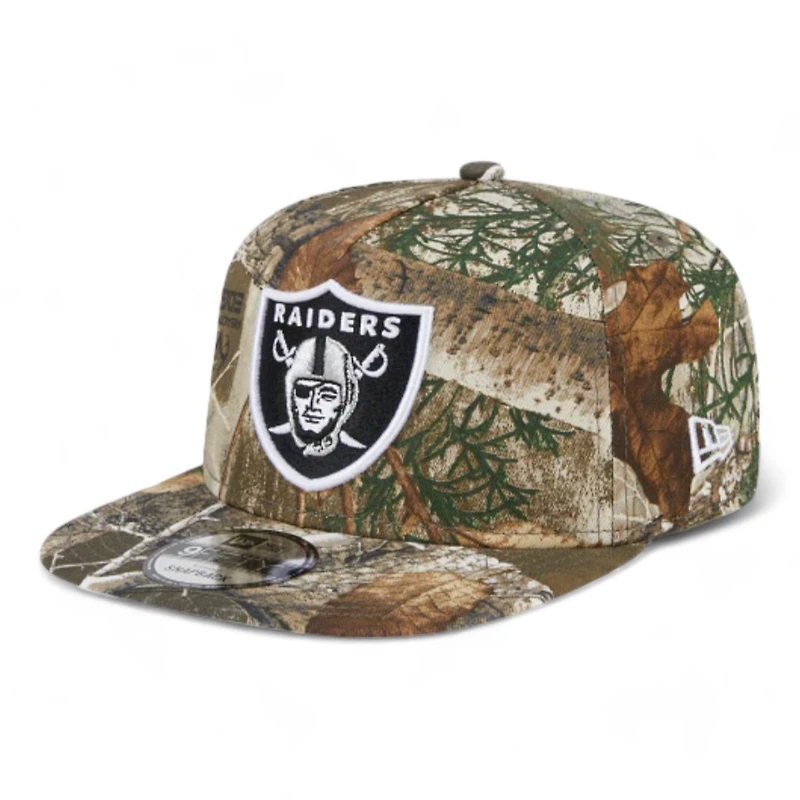 Las Vegas Raiders Realtree New Era 9FIFTY A-Frame Snapback Hat