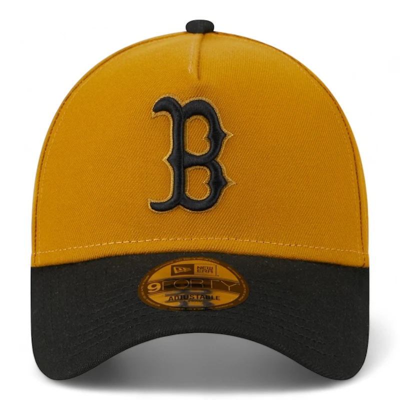 Boston Red Sox Rustic Fall New Era 9FORTY A-Frame Snapback Hat