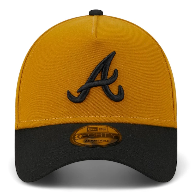 Atlanta Braves Sox Rustic Fall New Era 9FORTY A-Frame Snapback Hat