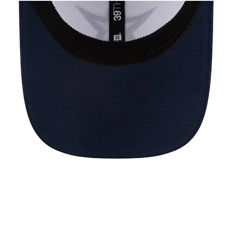 Dallas Cowboys White and Navy 2024 Training Camp New Era 39THIRTY Flex Fit Hat