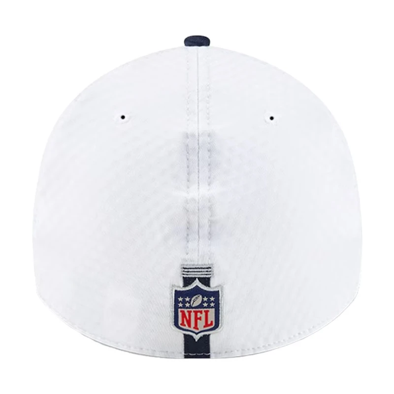 Dallas Cowboys White and Navy 2024 Training Camp New Era 39THIRTY Flex Fit Hat
