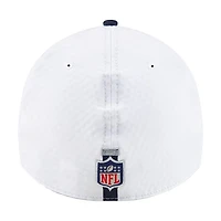 Dallas Cowboys White and Navy 2024 Training Camp New Era 39THIRTY Flex Fit Hat