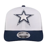Dallas Cowboys White and Navy 2024 NFL Training Camp 9SEVENTY Trucker Hat