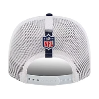 Dallas Cowboys White and Navy 2024 NFL Training Camp 9SEVENTY Trucker Hat