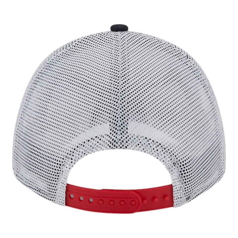 St. Louis Cardinals Red and Blue Trucker Mesh New Era 9FORTY Snapback Hat