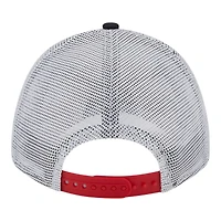 St. Louis Cardinals Red and Blue Trucker Mesh New Era 9FORTY Snapback Hat