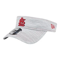 St. Louis Cardinals STL Logo Gray New Era Visor Hat
