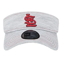St. Louis Cardinals STL Logo Gray New Era Visor Hat