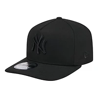 New York Yankees Black on Black Gray UV New Era 9FIFTY A-Frame Snapback Hat