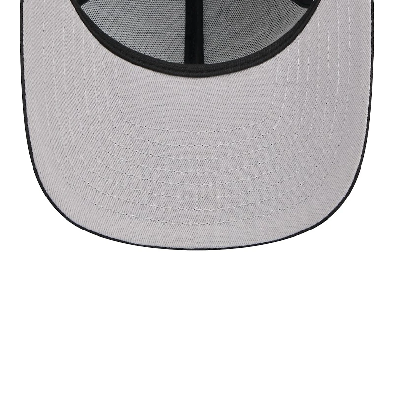 Chicago White Sox Black on Black Gray UV New Era 9FIFTY A-Frame Snapback Hat