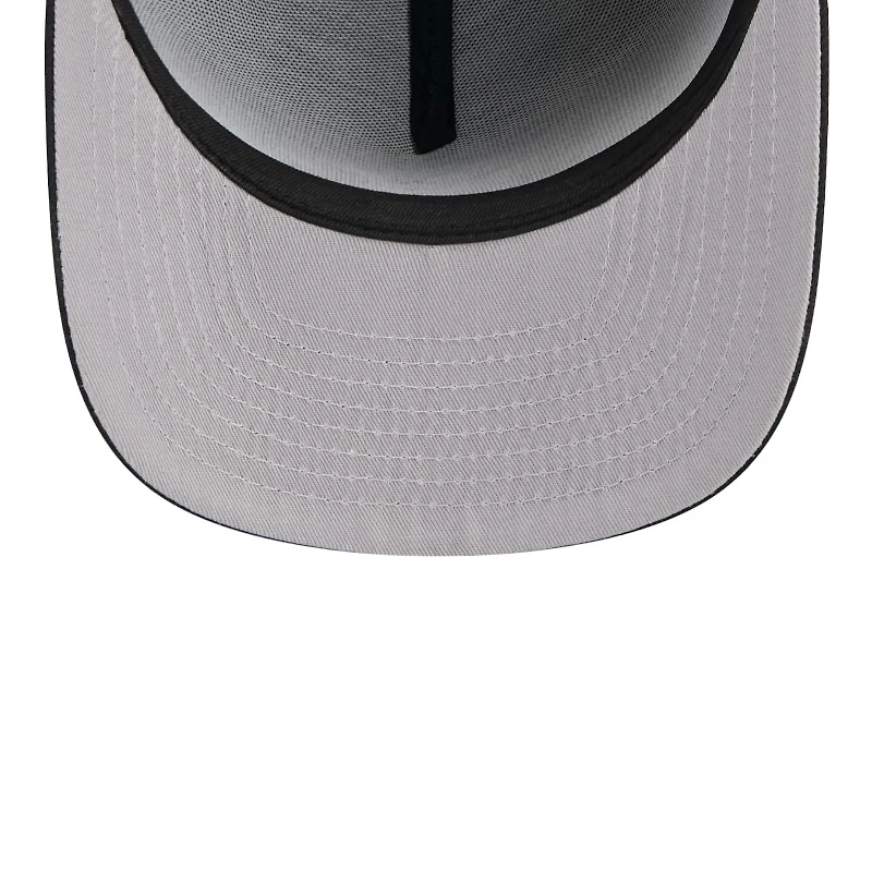 Houston Astros White on Black Gray UV New Era 9FIFTY A-Frame Snapback Hat