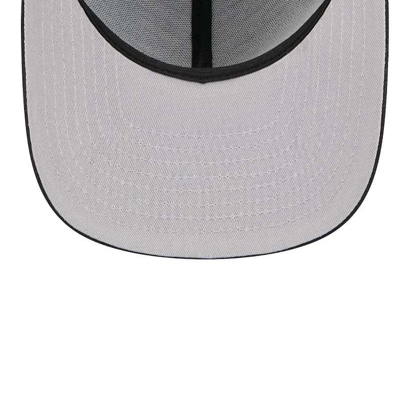 San Diego Padres White on Black Gray UV New Era 9FIFTY A-Frame Snapback Hat