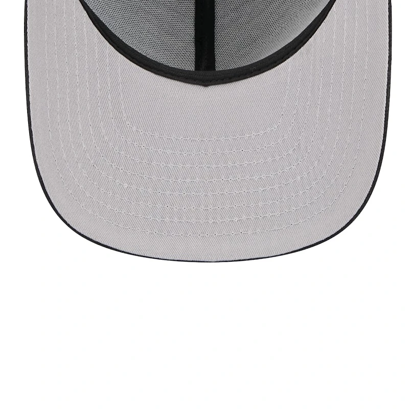 Los Angeles Lakers Black on Black Gray UV New Era 9FIFTY A-Frame Snapback Hat