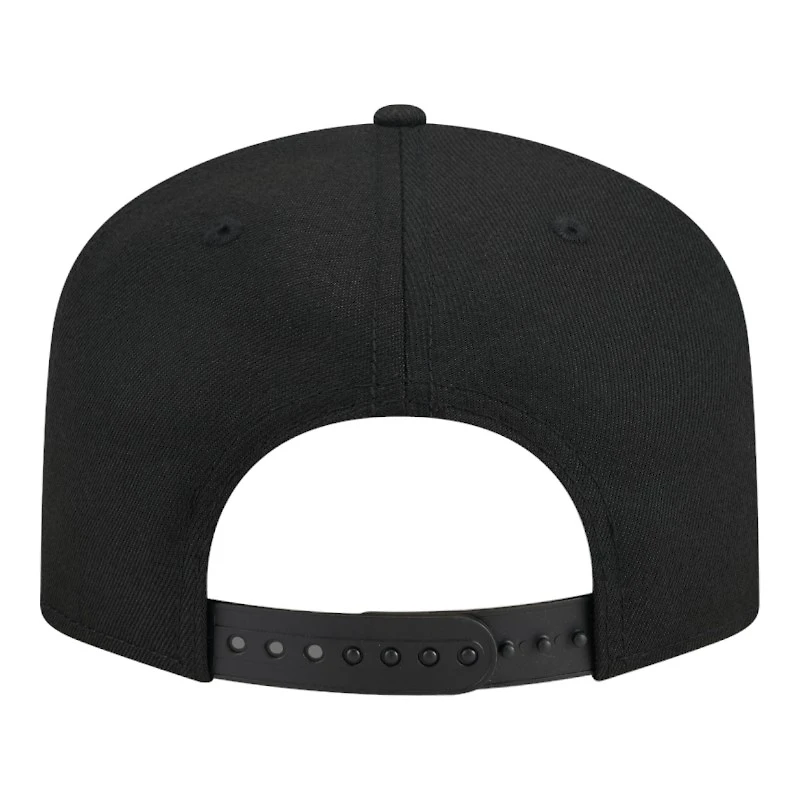 Los Angeles Lakers Black on Black Gray UV New Era 9FIFTY A-Frame Snapback Hat