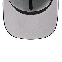 Chicago Bulls White on Black Gray UV New Era 9FIFTY A-Frame Snapback Hat