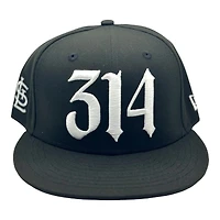 St. Louis Cardinals 314 Front Logo STL Side Patch UV New Era 9FIFTY Snapback Hat