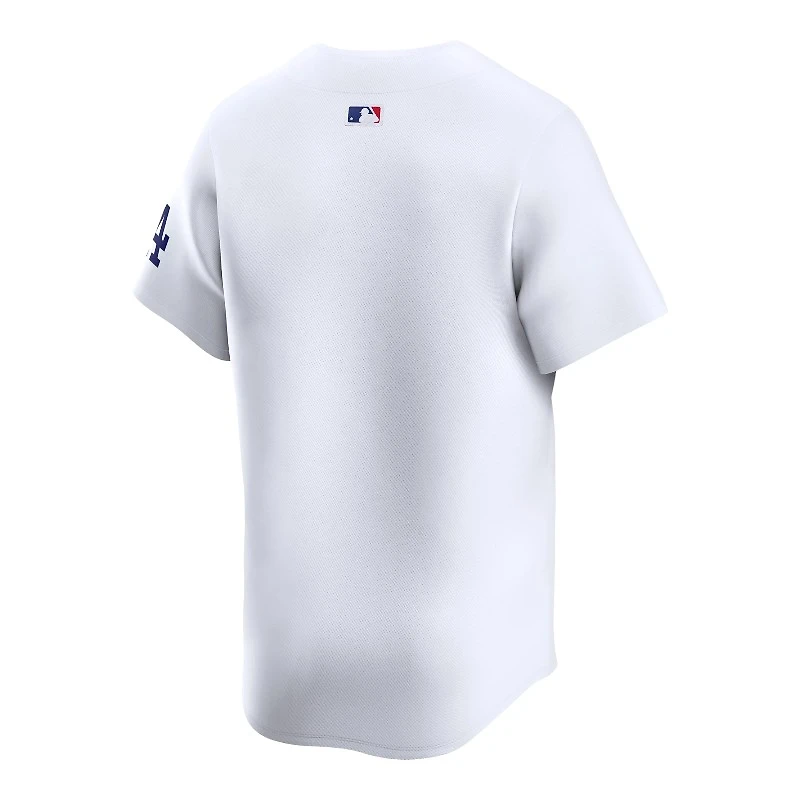 Los Angeles Dodgers White Home Blank Nike Limited Jersey