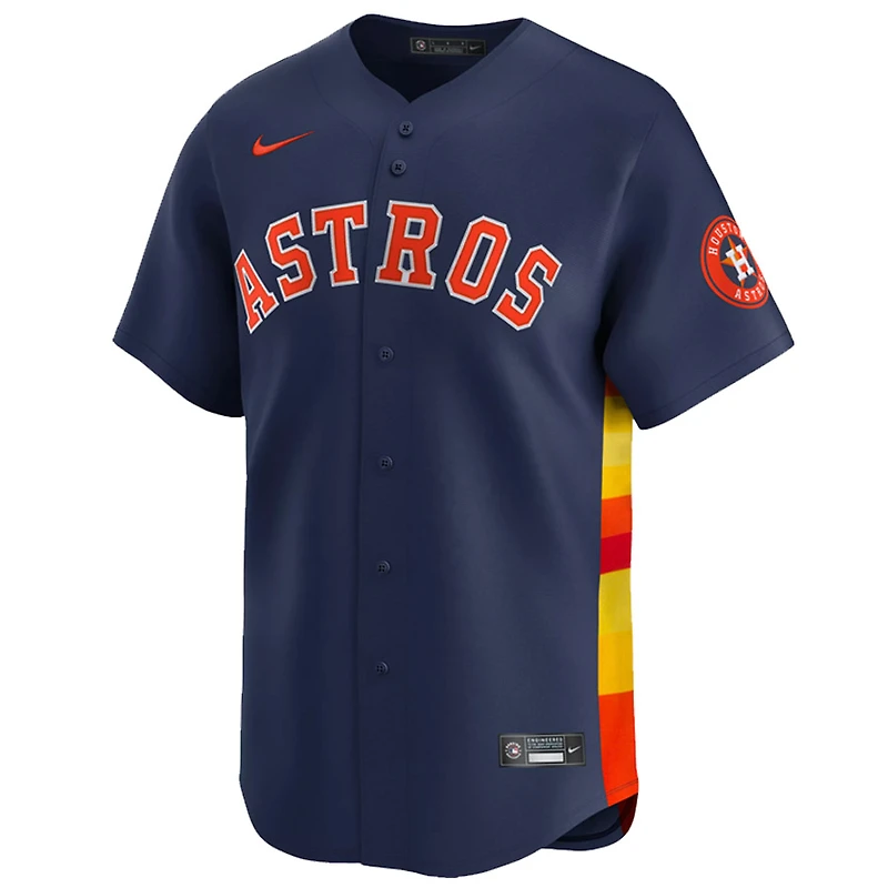Houston Astros Navy Blue Blank Nike Limited Jersey