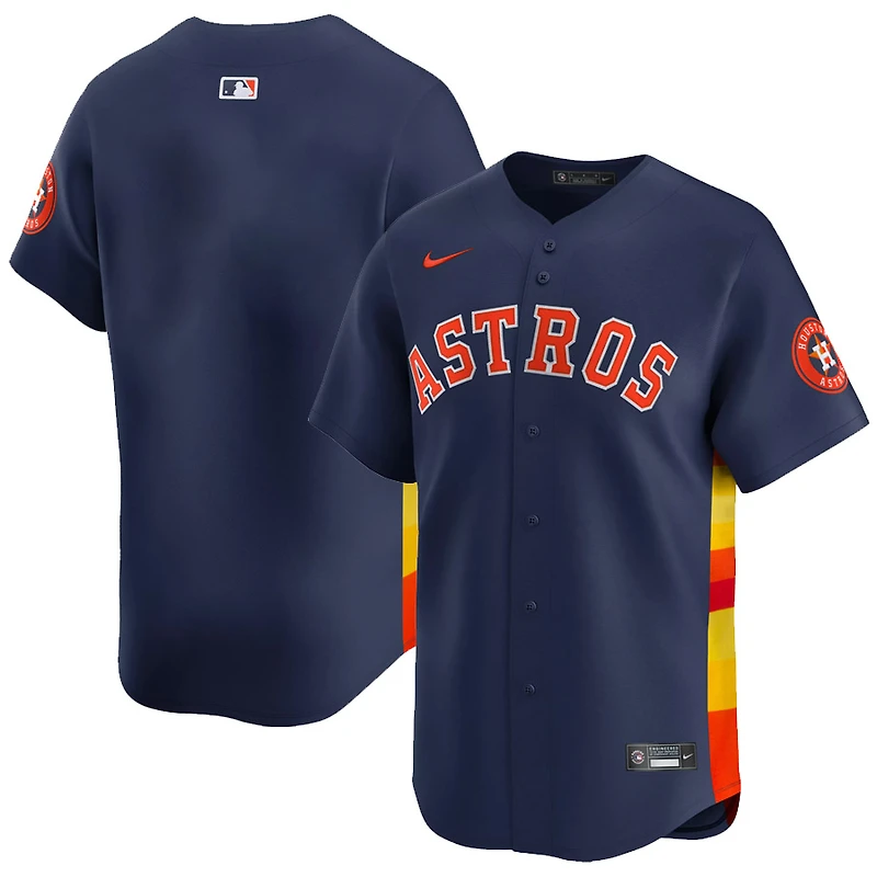 Houston Astros Navy Blue Blank Nike Limited Jersey