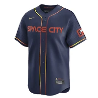 Houston Astros Navy City Connect Blank Nike Limited Jersey