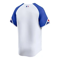 Atlanta Braves White City Connect Blank Nike Limited Jersey
