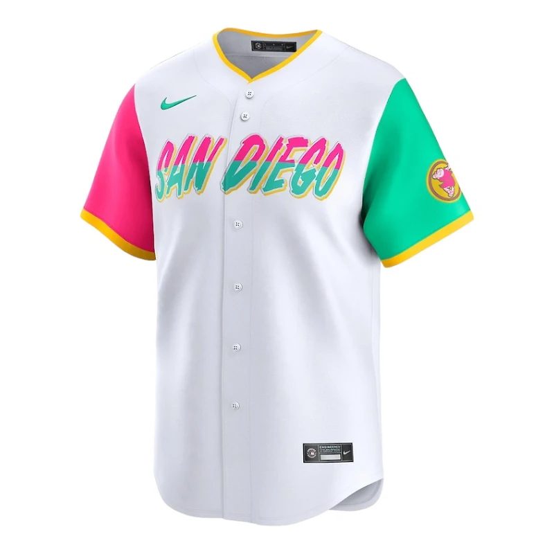 San Diego Padres White City Connect Blank Nike Limited Jersey