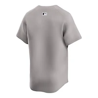 New York Yankees Gray Away Blank Nike Limited Jersey