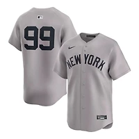 New York Yankees Aaron Judge Gray Number Only Nike Limited Player Jersey
