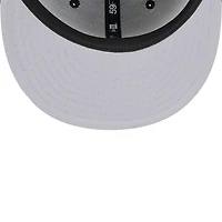 Chicago Bulls Black and White Eastern Conference Patch NBA New Era 59FIFTY Fitted Hat