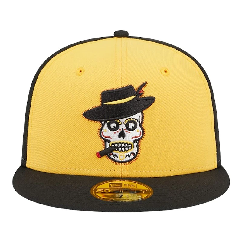 Inland Empire 66ers Yellow Theme Nights Pachucos MiLB New Era 59FIFTY Fitted Hat