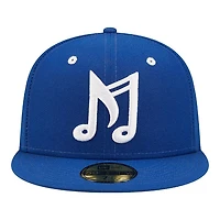 Memphis Redbirds Blue Theme Night MiLB New Era 59FIFTY Fitted Hat
