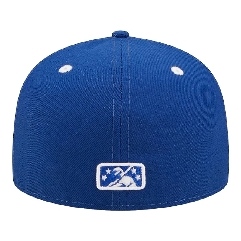 Memphis Redbirds Blue Theme Night MiLB New Era 59FIFTY Fitted Hat