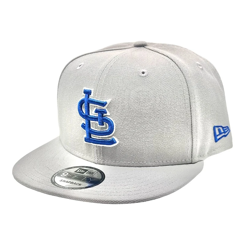 St. Louis Cardinals Gray and Royal Blue New Era 9FIFTY Snapback Hat