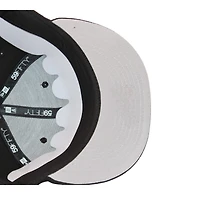 Hartford Yard Goats Black and Blue "DPM Stock Pack" Goat Mascot Patch Gray UV New Era 59Fifty Fitted Hat